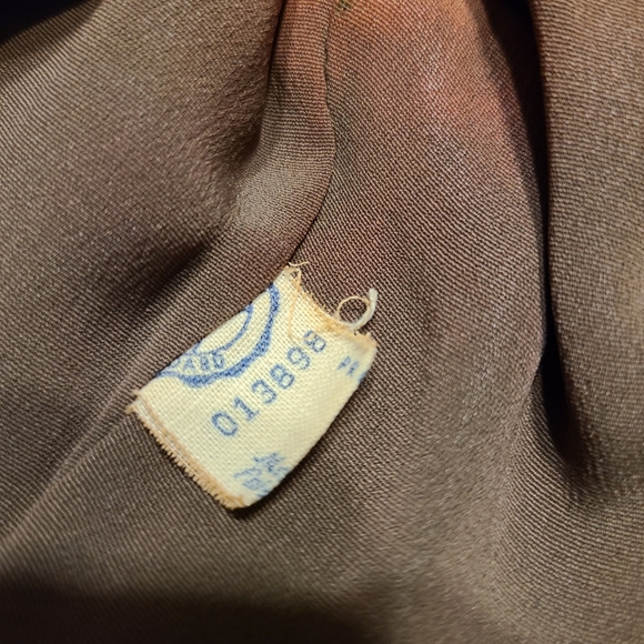 True Vintage 1940s Green Wool Gabardine Jacket S - Picture 8 of 8